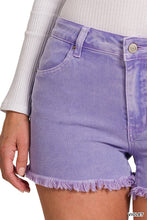 Load image into Gallery viewer, Still Got It Washed Frayed Shorts-Multiple Colors Available