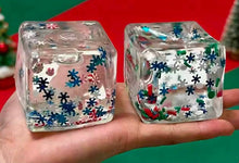 Load image into Gallery viewer, Christmas Ice Cube Squishy *PRE-ORDER*