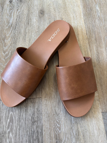 Let It Slide Sandals-2 Colors Available