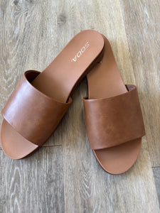 Let It Slide Sandals-2 Colors Available