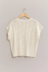 Confess To You Cable Knit Sweater