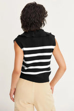 Load image into Gallery viewer, Leave No Doubt Striped Sleeveless Sweater-2 Colors Available