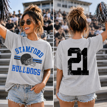 Load image into Gallery viewer, Custom Football Graphic Tee WITH NUMBER *Pre-Order*