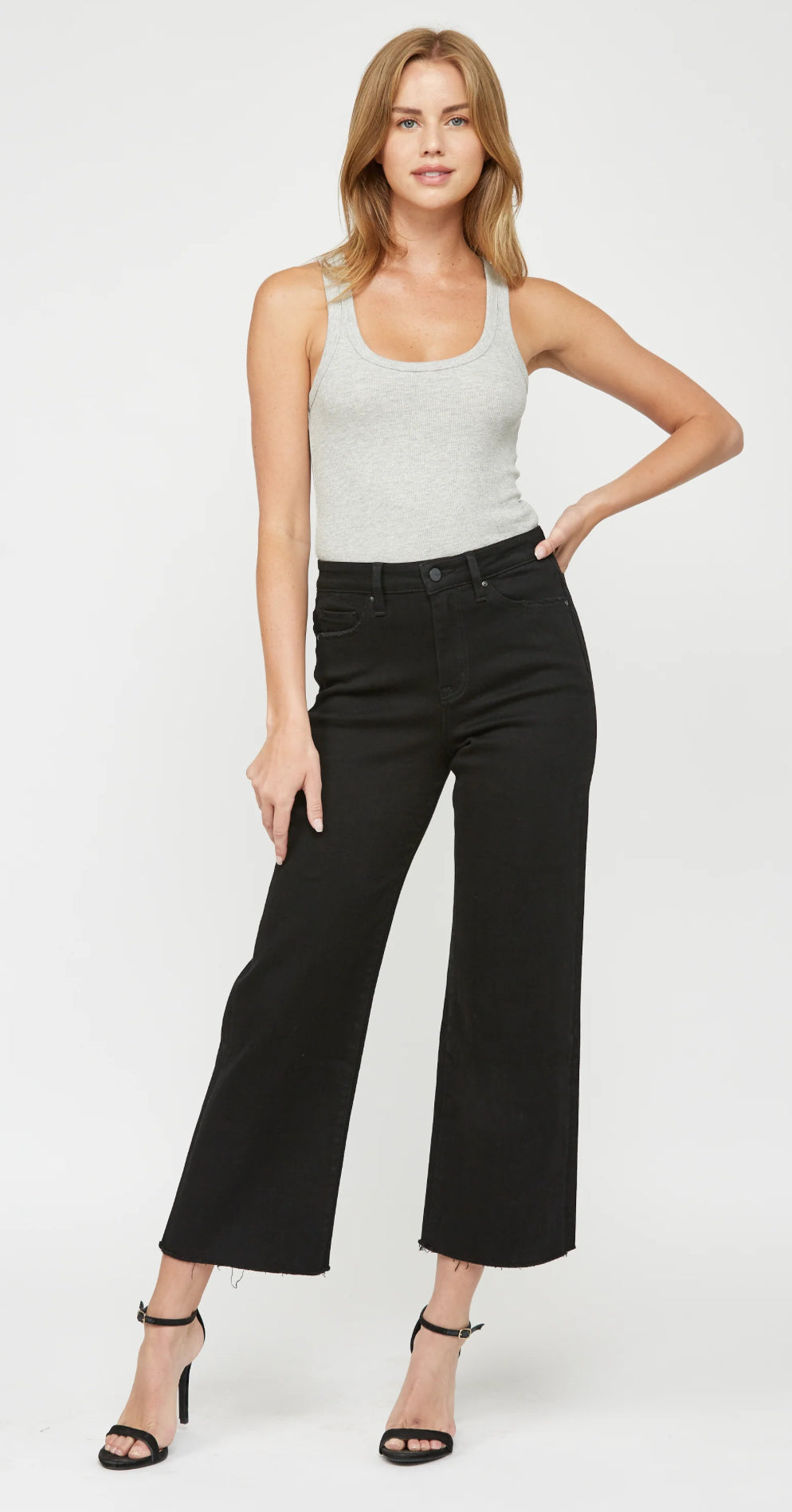 This Is The Way Black Wide Leg Jeans