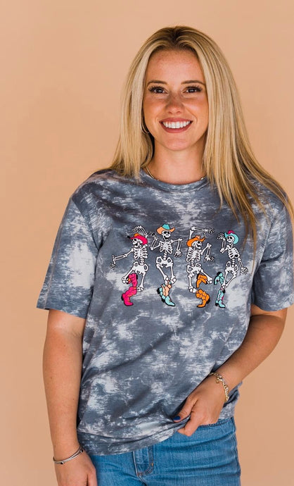 Boot Scootin' Skeletons Graphic Tee