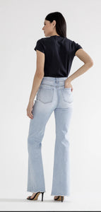 Fine By Me Mica High Rise Flare Jeans