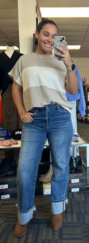 Let's Hit The Road Straight Leg Jeans