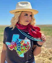 Load image into Gallery viewer, Callie Ann’s Blue Bonnet Texas Graphic Tee