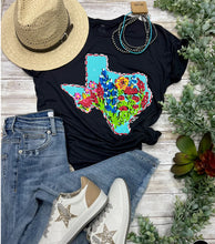 Load image into Gallery viewer, Callie Ann’s Blue Bonnet Texas Graphic Tee