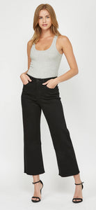 This Is The Way Black Wide Leg Jeans