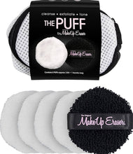 Load image into Gallery viewer, The Puff 5-Pack-Tone/Exfoliate Makeup Eraser Set