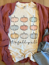 Load image into Gallery viewer, Happy Fall Yall Pastel Pumpkin Graphic Tee