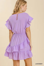Load image into Gallery viewer, Let Her Shine Lavender Ruffle Dress