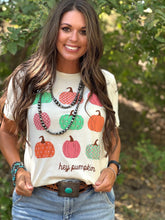 Load image into Gallery viewer, Hey Pumpkin Graphic Tee