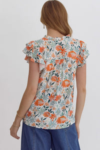 Pursuit Of Happiness Floral Top