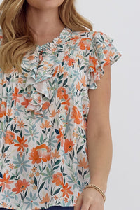 Pursuit Of Happiness Floral Top