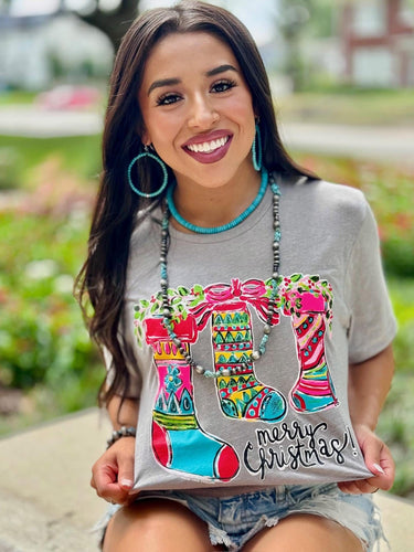 Callie's Christmas Stockings Graphic Tee