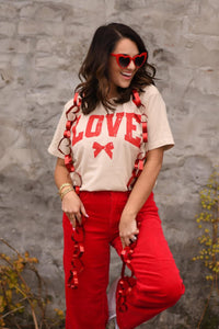 Love Bow Graphic Tee