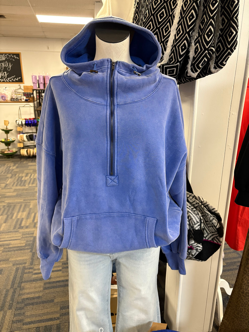 Put Me On Half Zip Hoodie