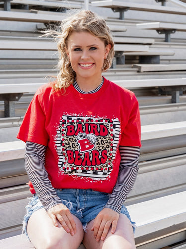 Striped Mesh Long Sleeve Top-Multiple Colors Available