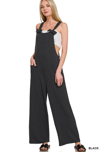 Made You Better Ribbed Overalls
