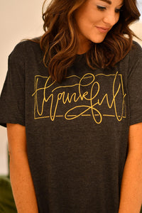 Thankful Shimmer Graphic Tee