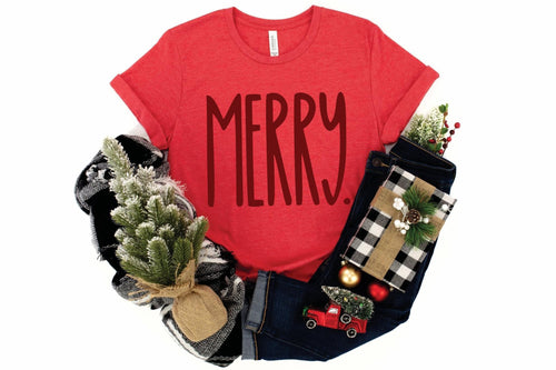 Merry Tall Graphic Tee