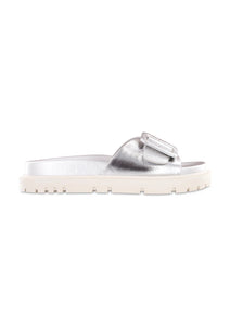 Silver 1 Strap Sandals