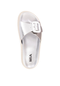 Silver 1 Strap Sandals