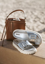 Load image into Gallery viewer, Silver 1 Strap Sandals