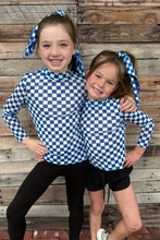 Load image into Gallery viewer, Pep Rally Mesh Top in Blue- Youth and Adult