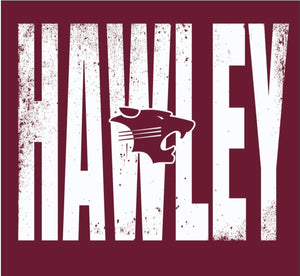 Hawley School Spirit Sweatshirt-Front & Back Design