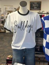 Load image into Gallery viewer, Bulldogs Ringer Graphic Tee