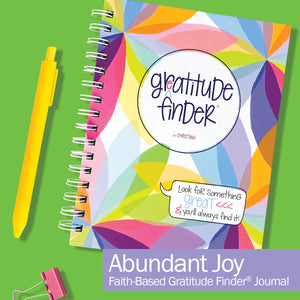 Faith-Based Gratitude Finder Journals-3 Colors Available