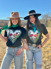Load image into Gallery viewer, Lauren's Western Heart Graphic Tee