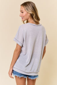 Cozy Canvas Top-2 Colors Available