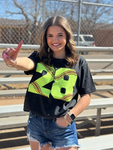 Load image into Gallery viewer, Custom Softball Numbers In Glitter *Pre-Order*