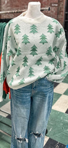 Christmas Tree Pearl Sweater-2 Colors Available