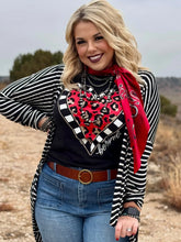 Load image into Gallery viewer, Be Kind Leopard Heart Graphic Tee