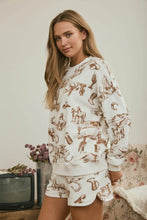 Load image into Gallery viewer, Cowboy Up Long Sleeve Top-Matching Shorts Available