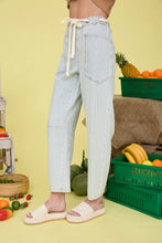 Load image into Gallery viewer, Take The Lead Waist Tie Striped Pants