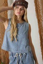 Load image into Gallery viewer, Howdy Honey Denim Top