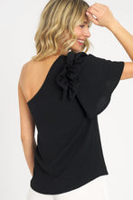 Load image into Gallery viewer, Ready For Sunshine One Shoulder Ruffle Top-Multiple Colors Available