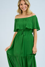 Load image into Gallery viewer, Prettier Than Ever Off Shoulder Maxi Dress