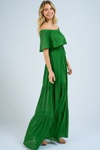 Load image into Gallery viewer, Prettier Than Ever Off Shoulder Maxi Dress