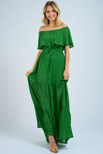 Load image into Gallery viewer, Prettier Than Ever Off Shoulder Maxi Dress