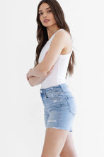 Load image into Gallery viewer, Make It Right Midi Denim Shorts