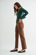 Load image into Gallery viewer, In Your Feels Brown Straight Leg Jeans
