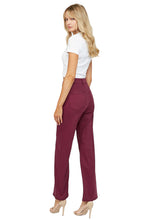 Load image into Gallery viewer, Mica Burgundy Wide Leg Jeans
