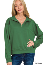 Load image into Gallery viewer, Send A Message Half Zip Pullover-2 Colors Available